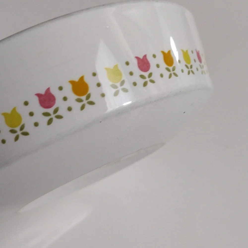 Vintage Corningware White Bowls